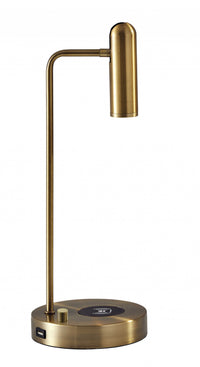 Thumbnail for Ultra Sleek Brass Metal LED Desk Lamp-4