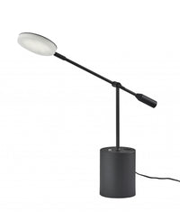 Thumbnail for Black Metal Saucer LED Adjustable Desk Lamp-0