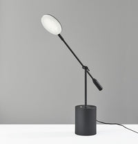 Thumbnail for Black Metal Saucer LED Adjustable Desk Lamp-1