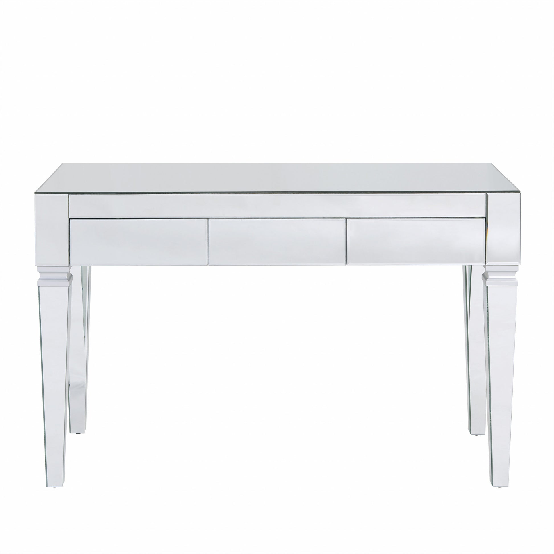 Silver Mirrored Glam Desk-3