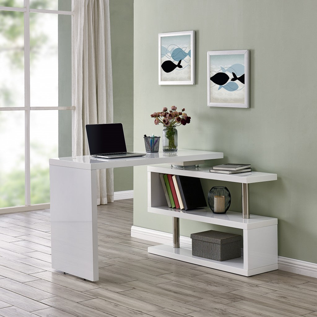 White Multifunctional Desk-2