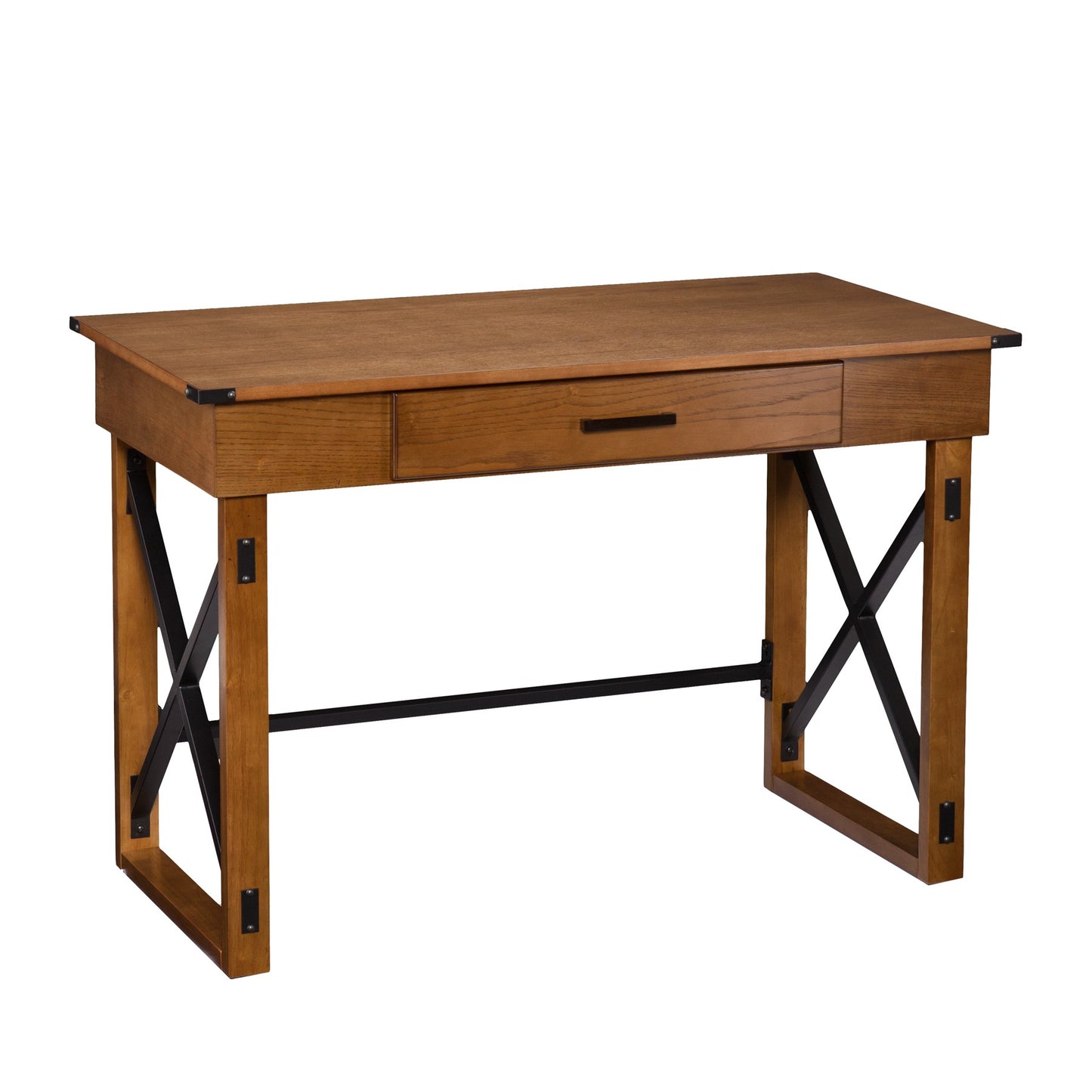 Natural Brown Adjustable Height Desk-3